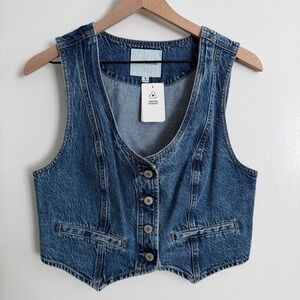 NWT Lucky Brand Denim Vest